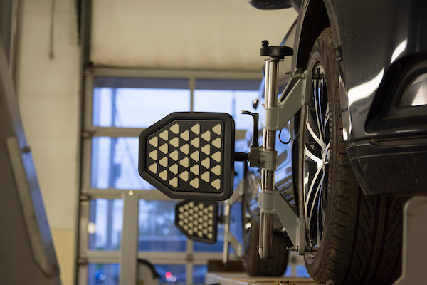 Wheel Alignment Being Performed in a Shop | Pro Drive in Corpus Christi, TX